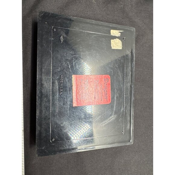 VTG TDC Plastic Coated Playing Cards MCM Floral Peacock Print Two Complete Decks - Picture 4 of 5